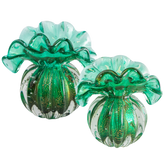 Trouxinha toscana M verde folha c/ouro